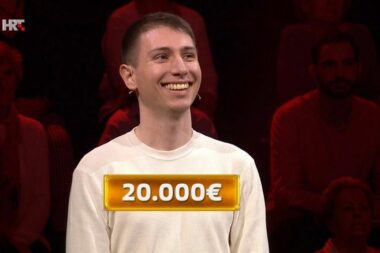 Petar Vrvilo u Superpotjeri je osvojio 20.000 eura / Foto HRT
