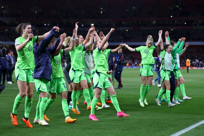 Nogometašice Wolfsburga u finalu će igrati protiv Barcelone/Foto REUTERS