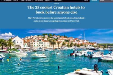 Objava u Timesu rezultat je suradnje s HTZ-om u Londonu / Foto HTZ