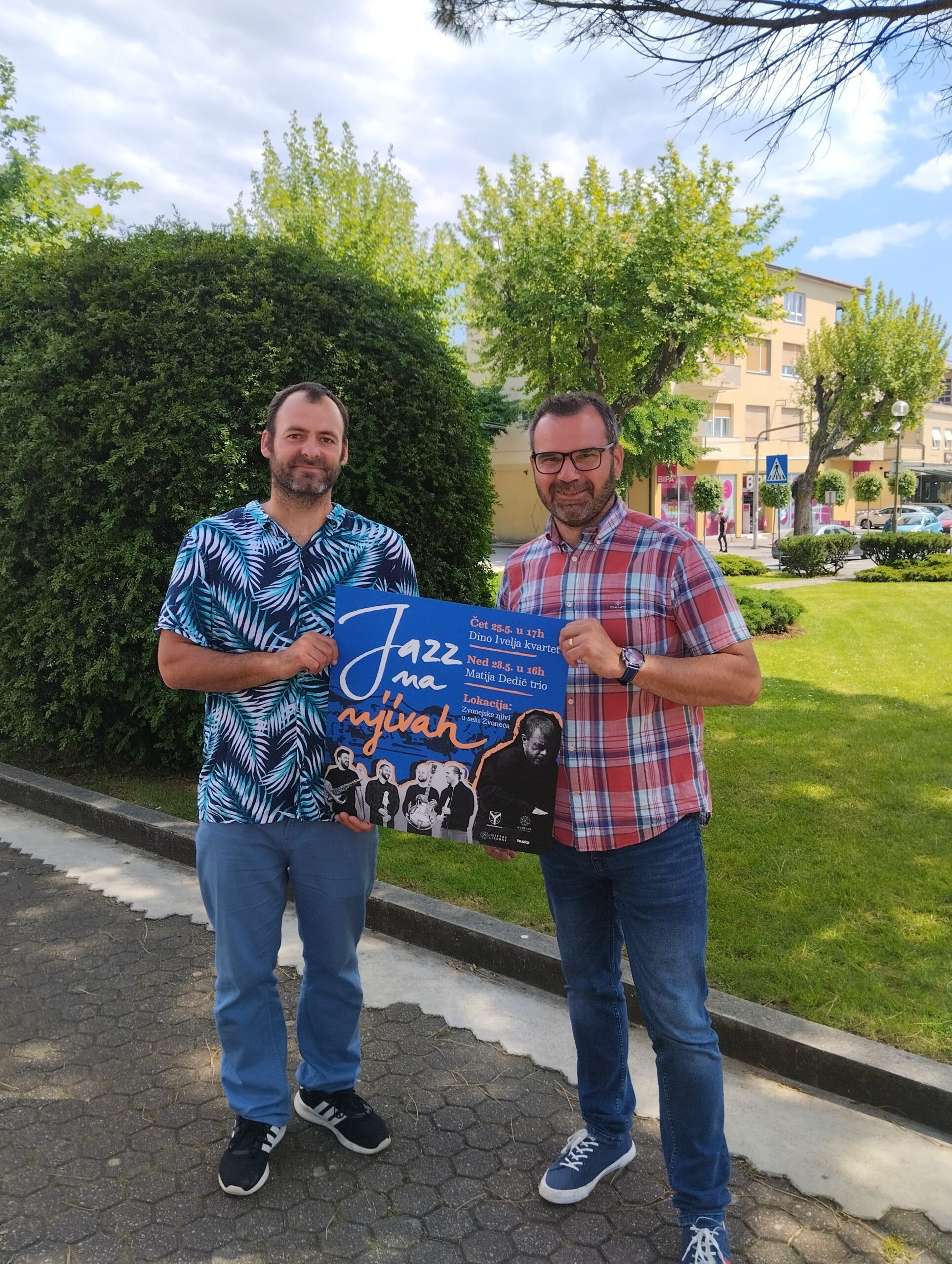 Vedran Ružić i Eduard Baćić, Foto: OPĆINA MATULJI