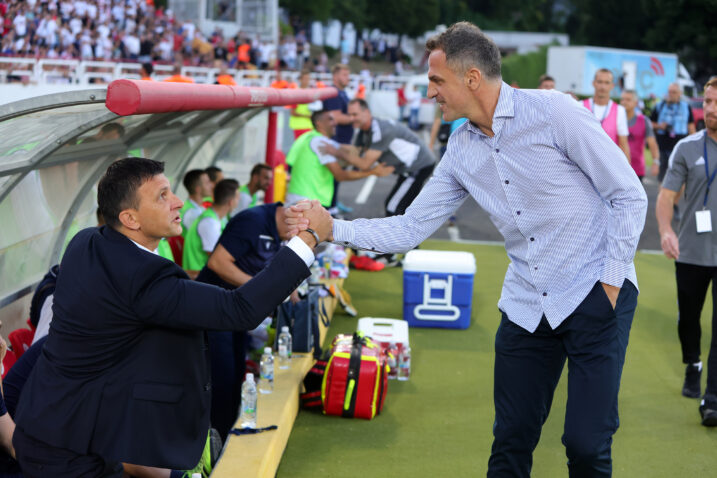 Sergej Jakirović i Stjepan Tomas susreli su se kao treneri Zrinjskog i Sheriffa/Foto PIXSELL