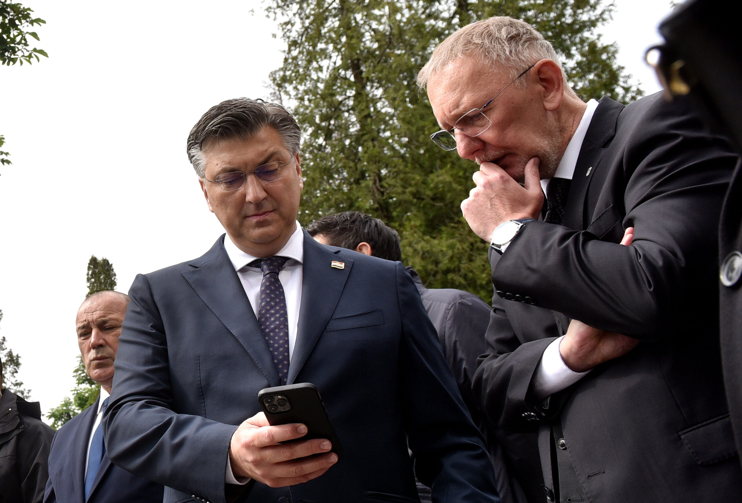 Andrej Plenković i Davor Božinović / Foto: Davor Kovačević