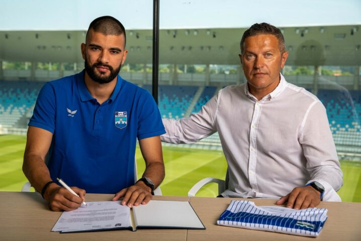 Stefanos Evangelou i Ivica Kulešević/Foto Facebook NK Osijek