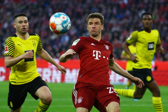 Raphael Guerreiro i Thomas Muller/Foto REUTERS