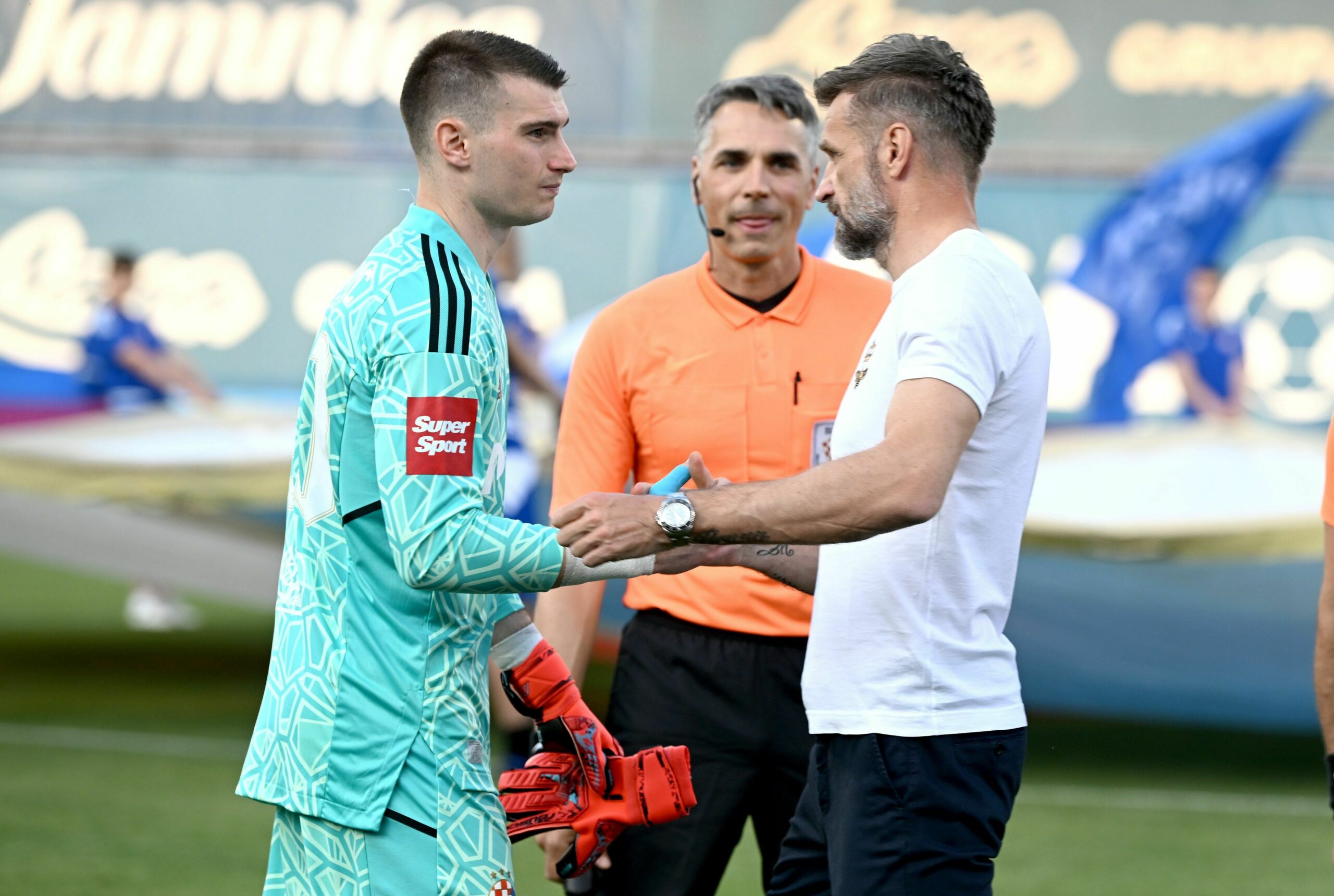 Dominik Livaković i Igor Bišćan/Foto PIXSELL