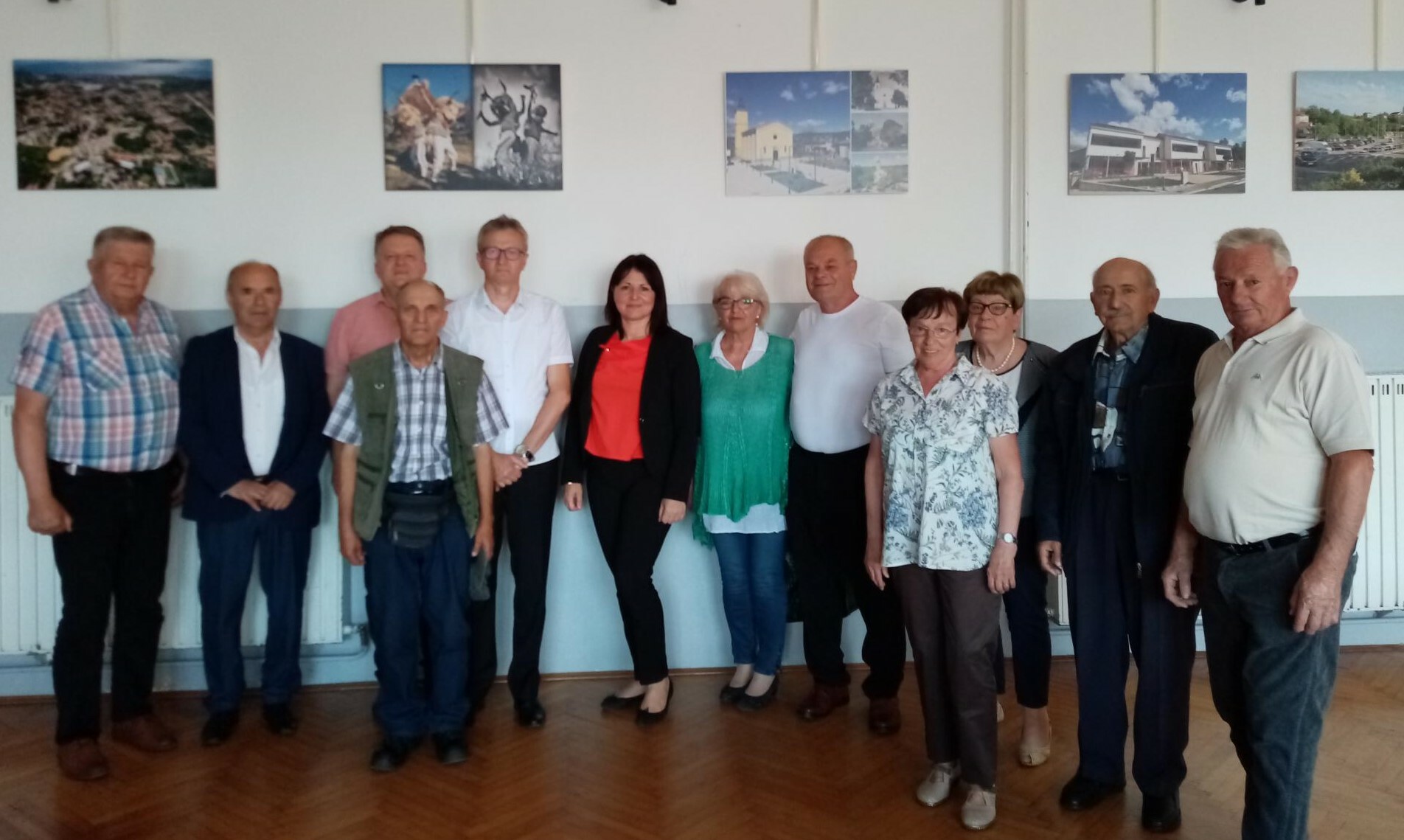 Sanja Udović, Denis Mladenić i Vijeće srpske nacionalne manjine / Foto Općina Viškovo