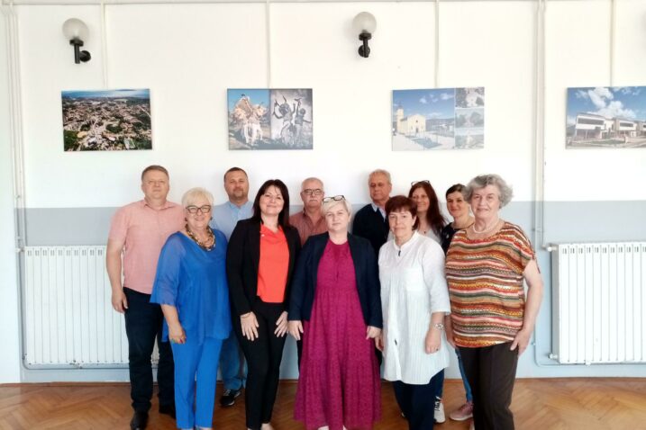 Sanja Udović, Denis Mladenić i Vijeće bošnjačke nacionalne manjine / Foto Općina Viškovo