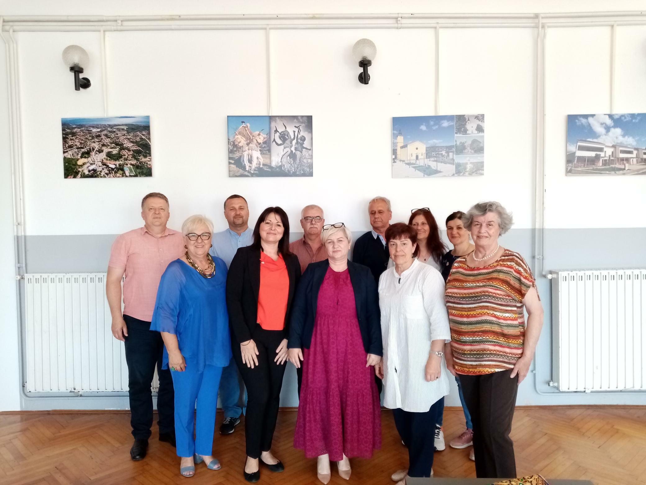 Sanja Udović, Denis Mladenić i Vijeće bošnjačke nacionalne manjine / Foto Općina Viškovo