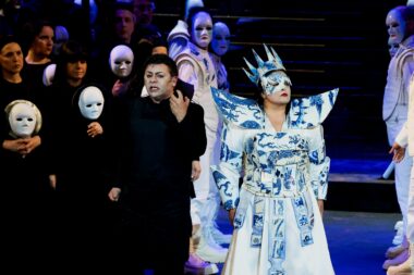 Kristina Kolar u prizoru tršćanske "Turandot" / Foto Teatro Verdi Trieste
