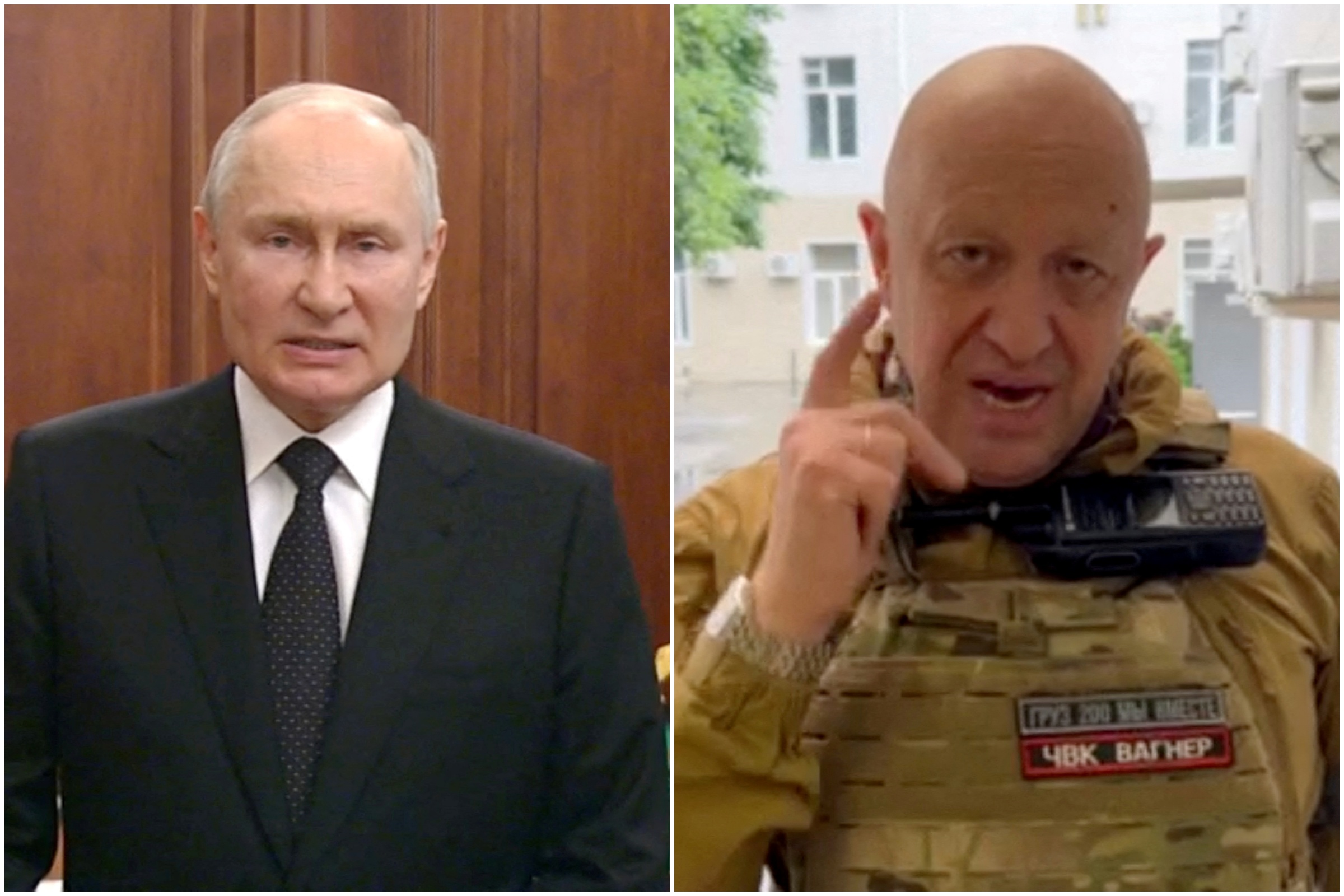 Vladimir Putin i Evgenij Prigožin / Foto Reuters