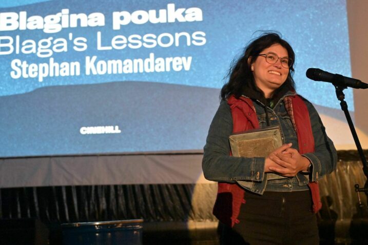 Katya Trichkova, producentica filma »Blagina pouka« bila je dirnuta nagradom žirija kritičara / Foto Nina Đuđević