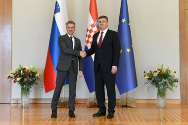 Robert Golob i Zoran Milanović / Foto Ured predsjednika Republike Hrvatske / Tomislav Bušljeta