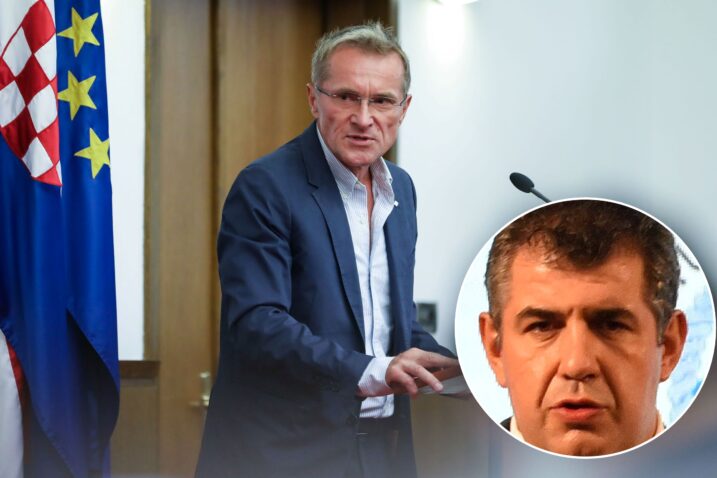 Boris Abramović iz HROTE-a, u krugu Pavao Vujnovac, PPD / Foto Jurica Galoic/PIXSELL; Marko Gracin