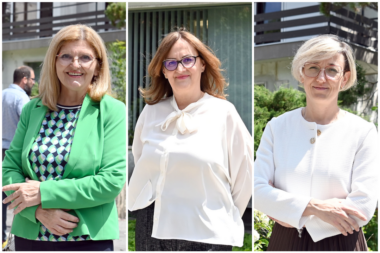 Pročelnica za zdravstvo, dr. Vesna Čavar, ravnateljica Doma zdravlja dr. Emina Grgurević Dujmić, ravnateljica Zavoda za hitnu medicinu, dr. Senka Kajčić, Foto: Vedran Karuza