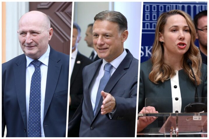 Miroslav Šeparović, Gordan Jandroković, Marija Selak Raspudić / Foto: Novi list, Pixsell