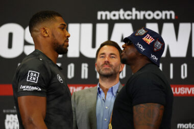 Anthony Joshua i Dillian Whyte/Foto REUTERS