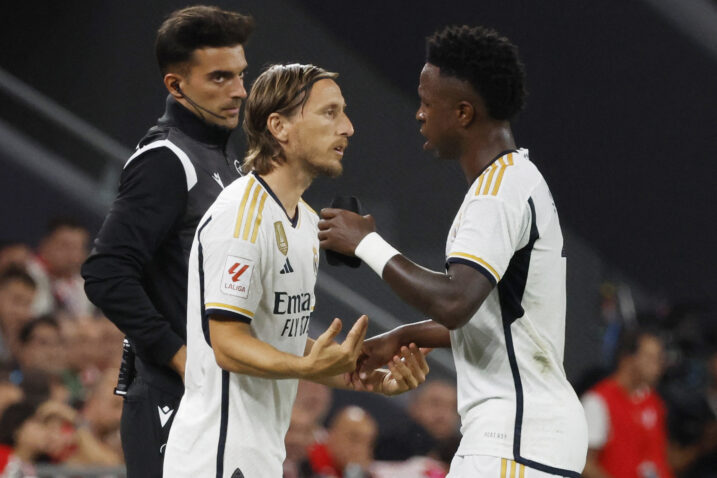 Luka Modrić i Vinicius Junior/Foto REUTERS