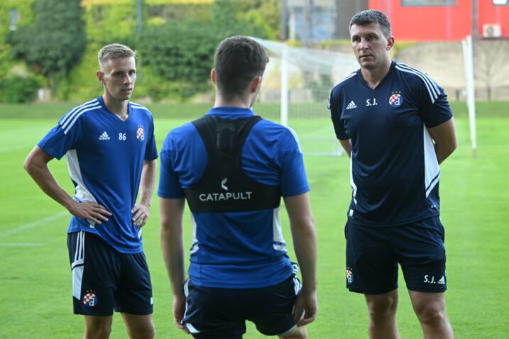 Luka Stojković, Martin Baturina i Sergej Jakirović/Foto PIXSELL