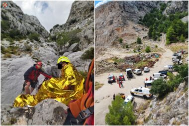 Turist spašen na Biokovu / Foto HGSS