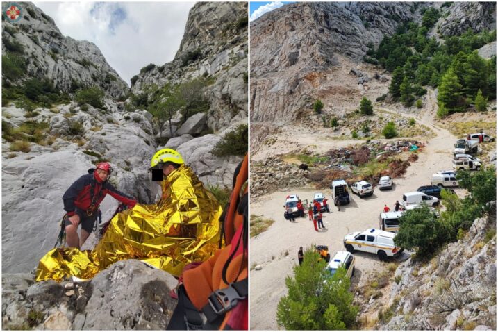 Turist spašen na Biokovu / Foto HGSS