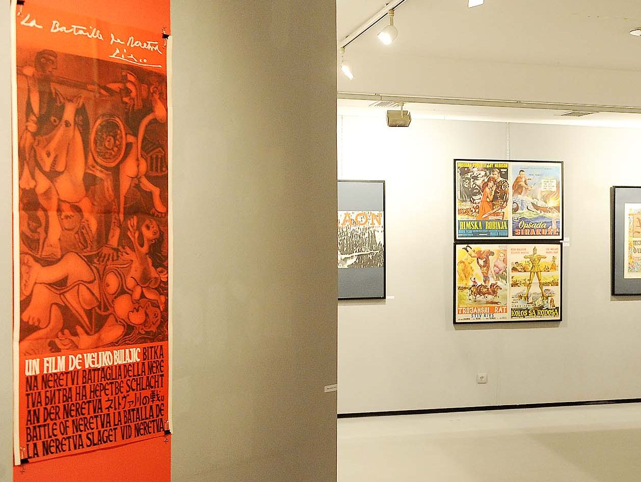 Picassov plakat izložen u riječkom HKD-u 2017. na izložbi za vrijeme History Film Festivala / Foto Sergej Drechsler