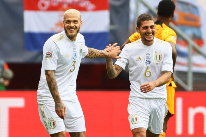Federico Dimarco i Marco Verratti/Foto REUTERS