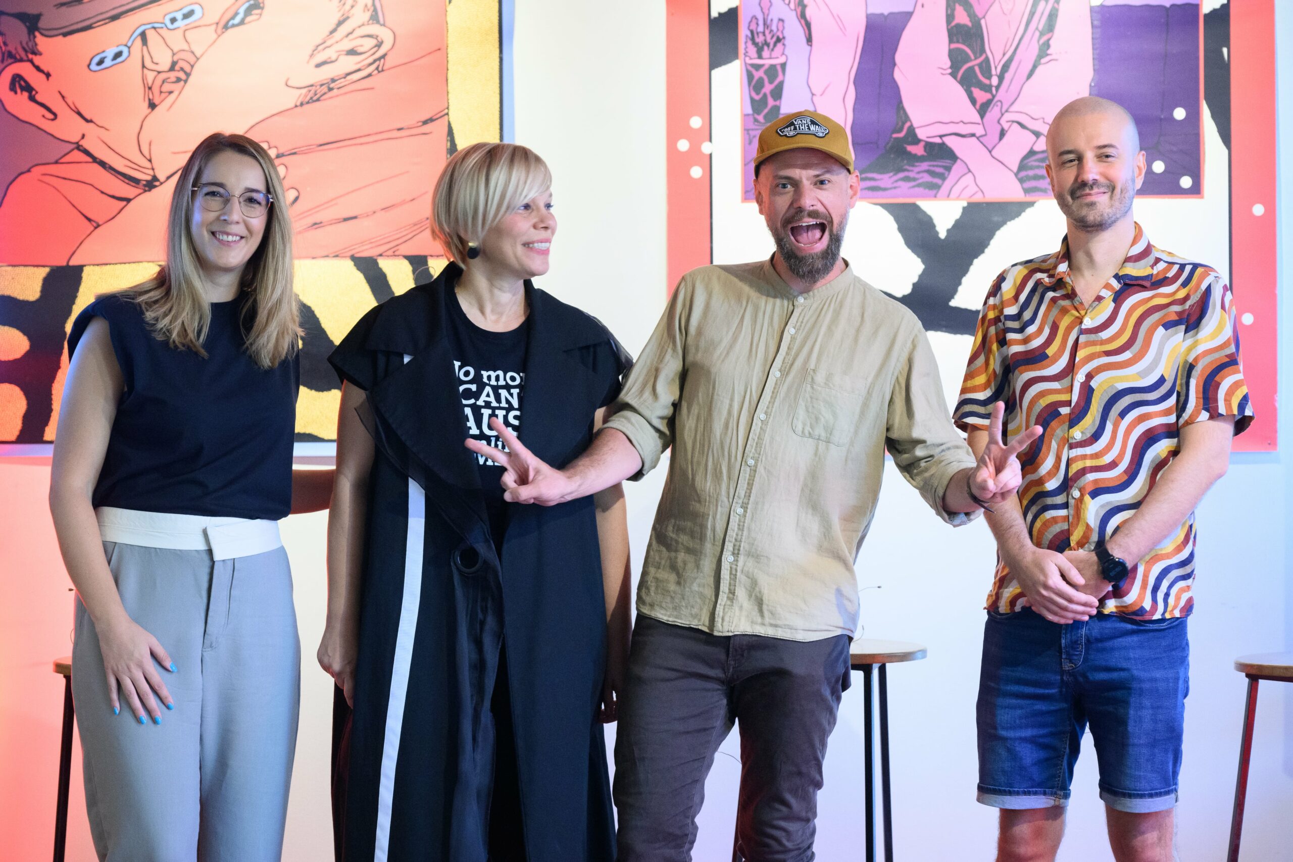 Iva Ančić, Maja Fistrić, Damir Đurović i Vladimir Bogdanić, Foto: DAVOR PUKLAVEC/PIXSELL
