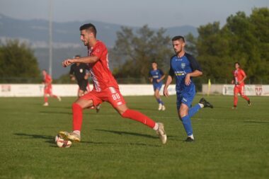 ZAPAŽENA PARTIJA - Matija Brdar u karakterističnom bijegu/Foto M. LEVAK