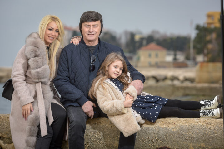 Duško Lokin s unukom i praunukom, Foto: DINO STANIN/PIXSELL