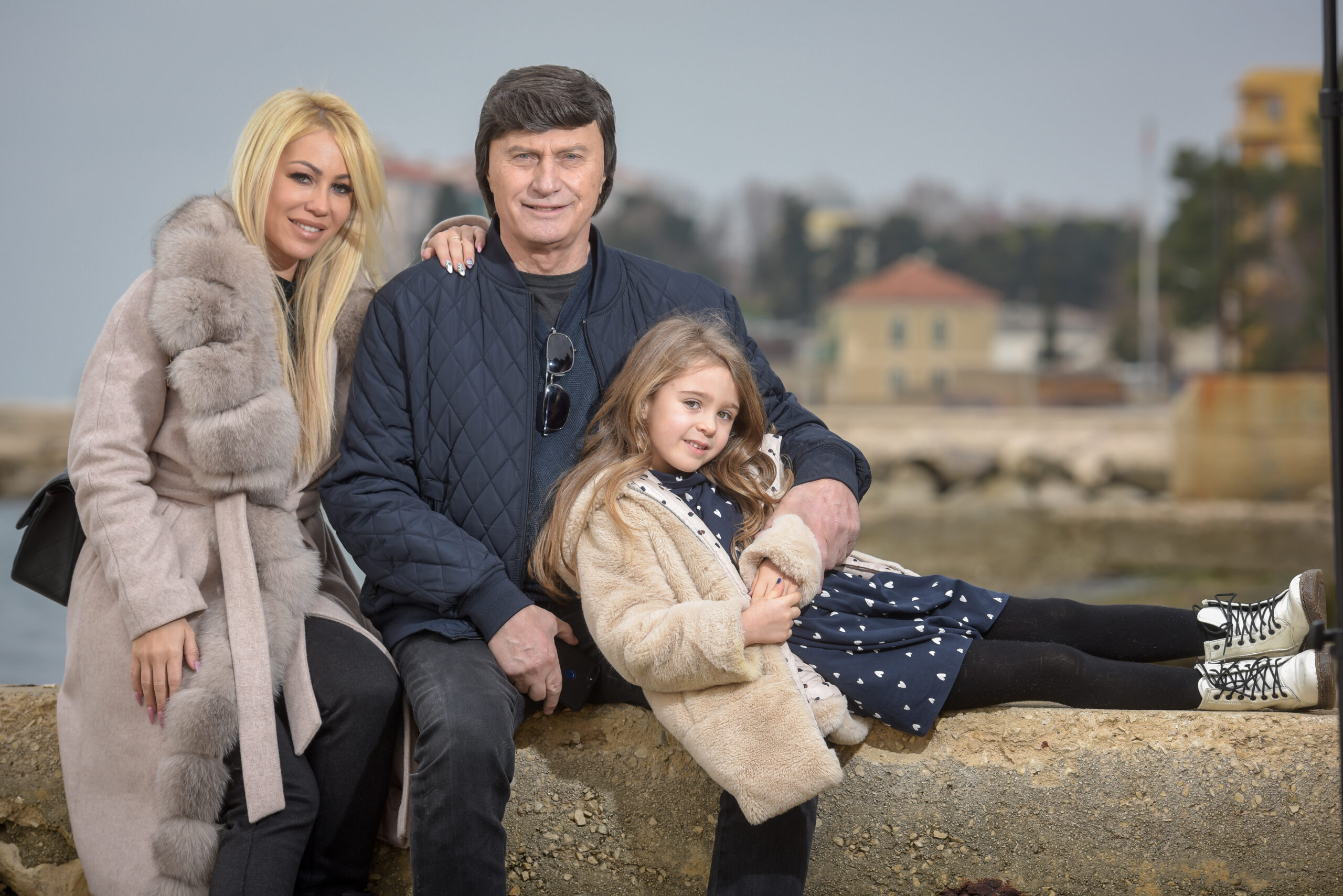 Duško Lokin s unukom i praunukom, Foto: DINO STANIN/PIXSELL