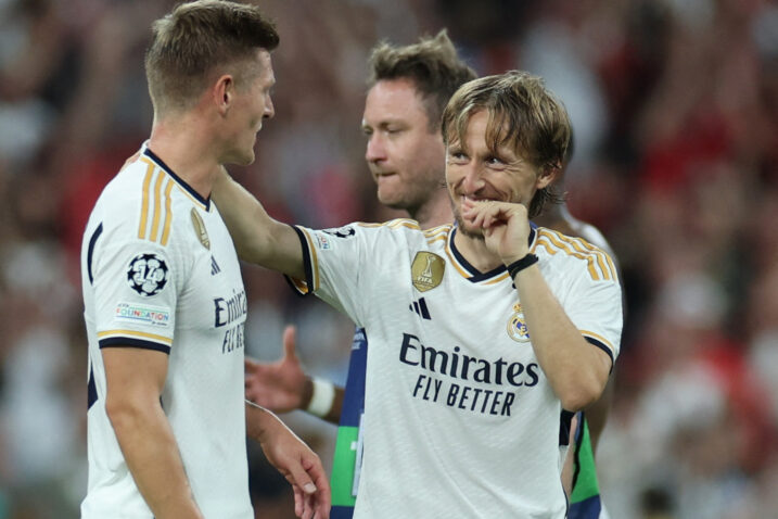 Toni Kroos i Luka Modrić/Foto REUTERS