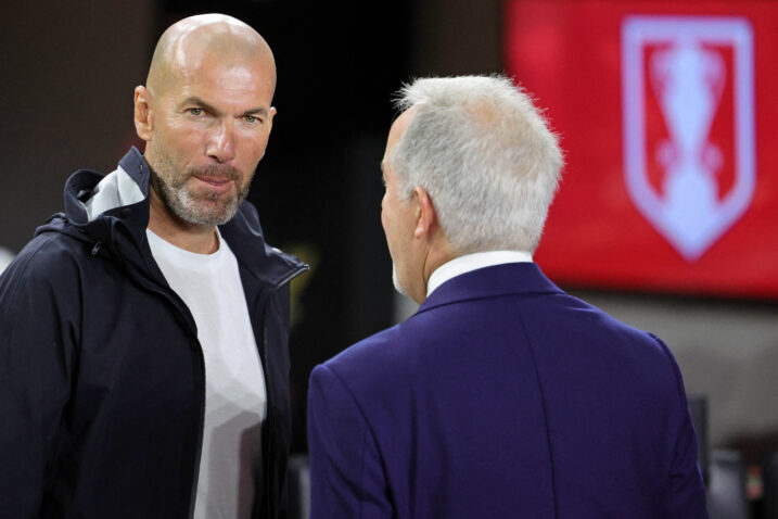 Zinedine Zidane u društvu Jorgea Masa, suvlasnikom Inter Miamija/Foto REUTERS