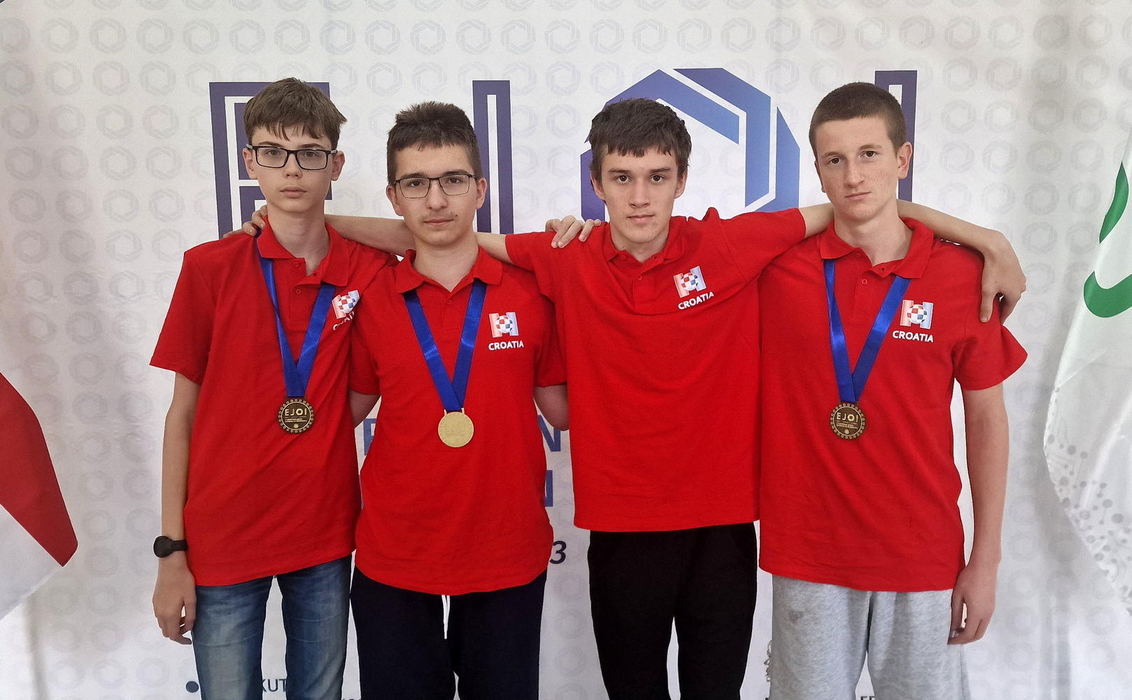 Ivo Pavičić, Dino Hadžić, Gabriel Katić i Vito Toševski / Foto Hrvatski savez informatičara