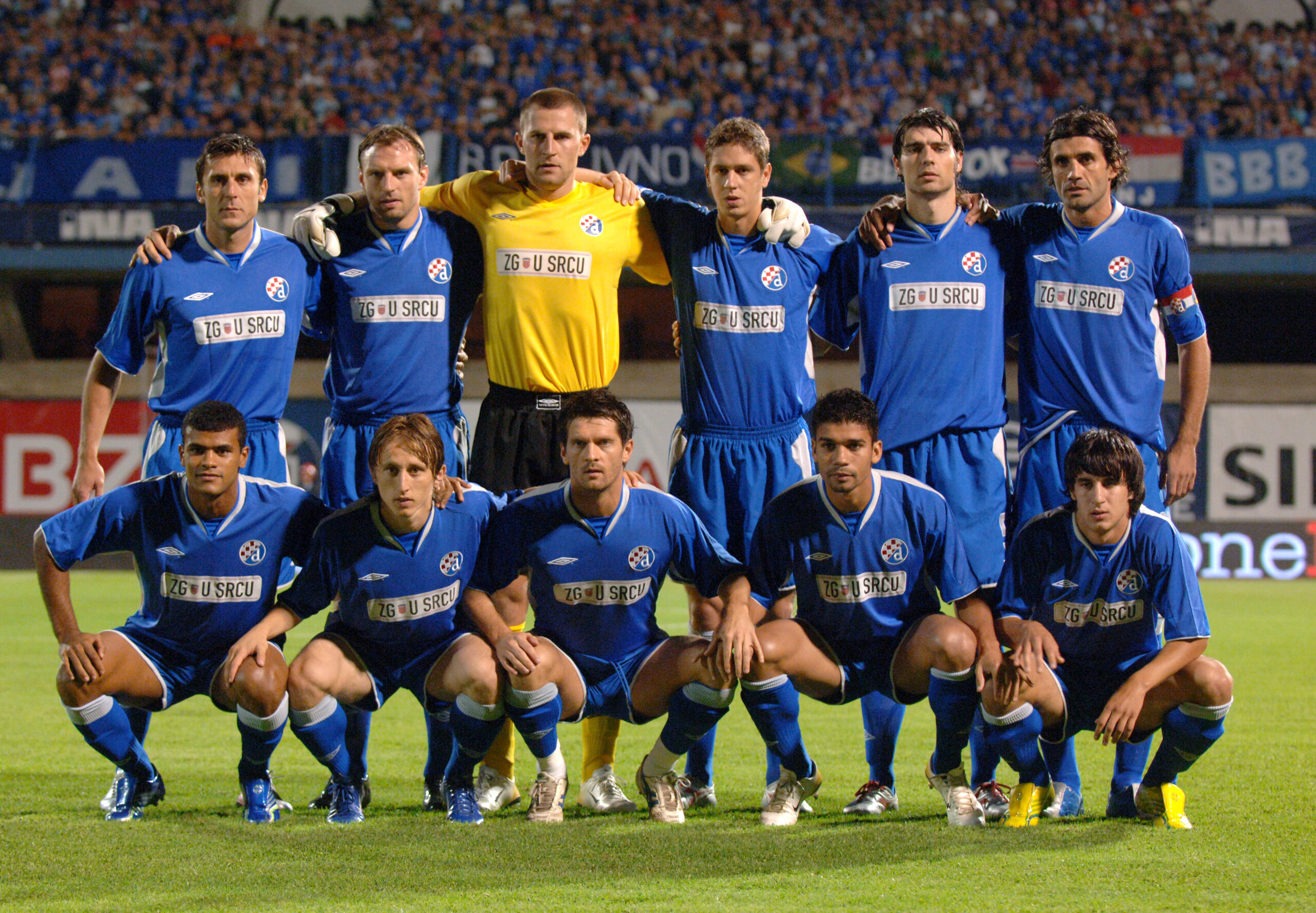 Jens Nowotny (drugi s lijeva u gornjem redu) igrao je u Dinamu do siječnja 2007. / Photo: Marko Lukunic/PIXSELL