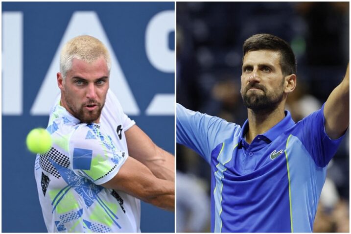 Borna Gojo i Novak Đoković/P. STAPLES/USTA/Foto REUTERS