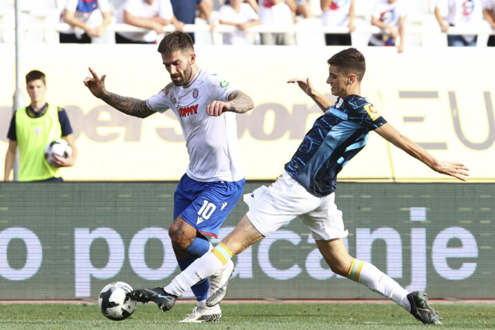 Marko Livaja i Veldin Hodža/Foto PIXSELL
