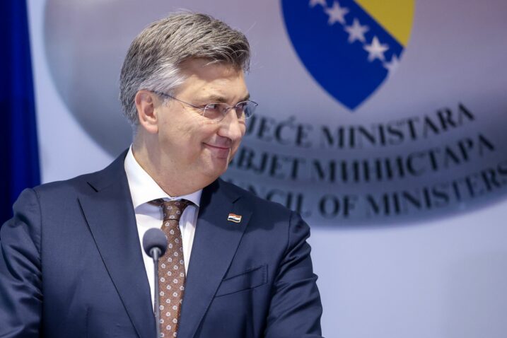 Andrej Plenković / Foto Armin Durgut/PIXSELL
