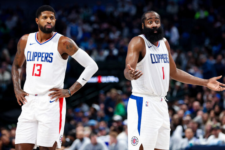 Paul George i James Harden/Foto REUTERS