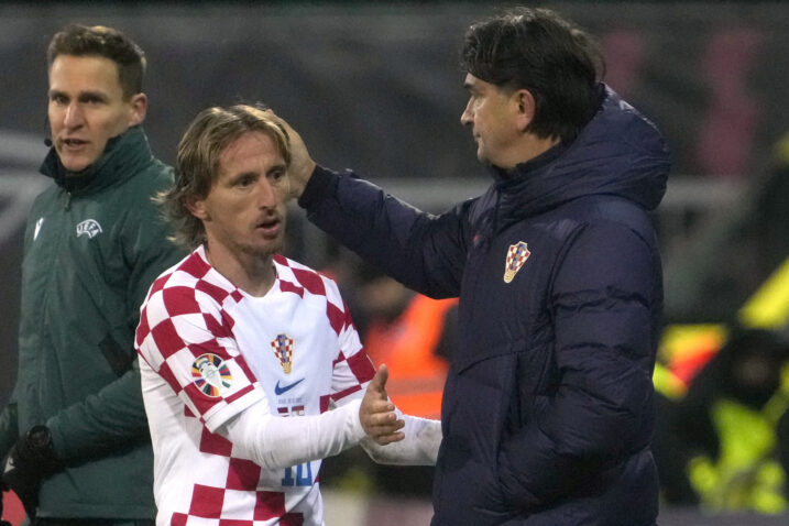 Luka Modrić i Zlatko Dalić/Foto REUTERS