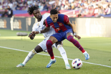 Eduardo Camavinga i Raphinha/Foto REUTERS