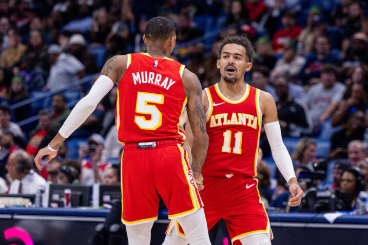 Trae Young i Dejounte Murray/Foto REUTERS