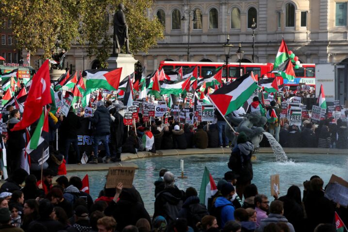 Jedan od prethodnih propalestinskih prosvjeda u Londonu / Reuters