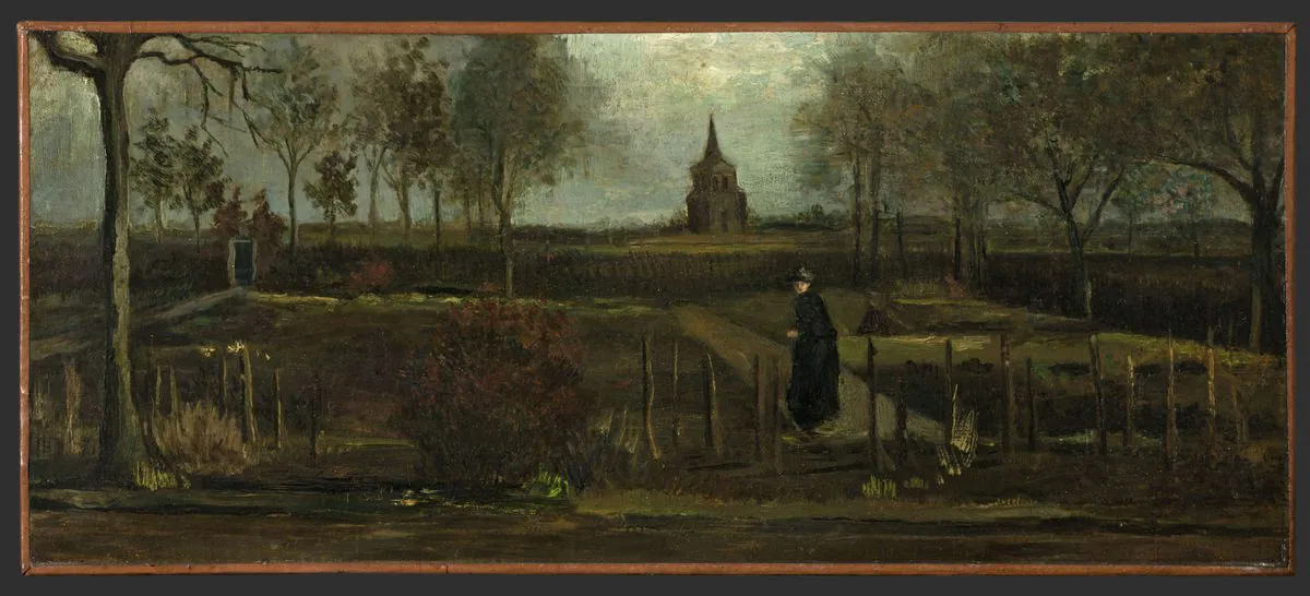 Slika Vincenta Van Gogha "Proljetni vrt" koja je ukradena tijekom pandemije iz jednog malog nizozemskog muzeja i ove godine pronađena / Reuters