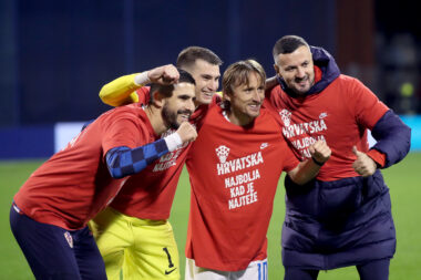 Martin Erlić, Dominik Livaković, Luka Modrić, Danijel Subašić