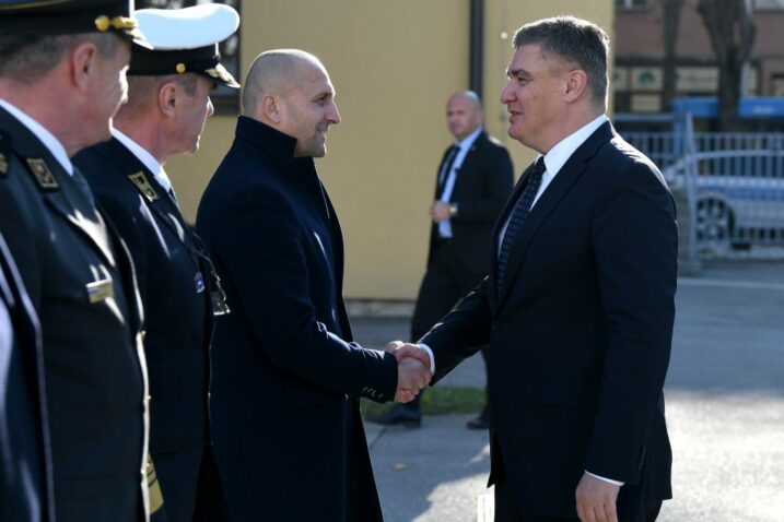 Ivan Anušić i Zoran Milanović / Foto Ured predsjednika Republike Hrvatske / Tomislav Bušljeta