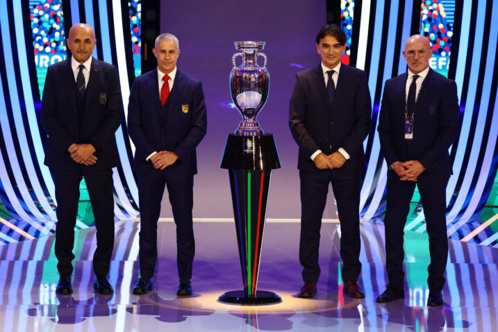 Luciano Spalletti, Zlatko Dalić, Luis de la Fuente i Sylvinho/Foto REUTERS