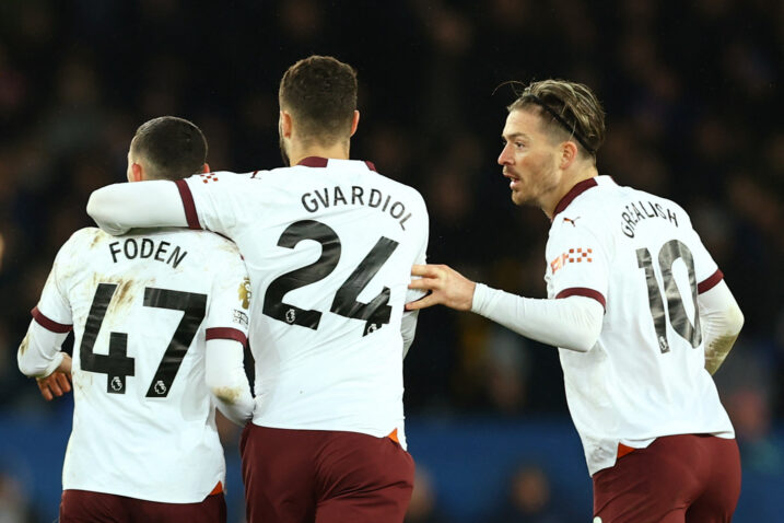 Phil Foden, Joško Gvardiol i Jack Grealish/Foto REUTERS