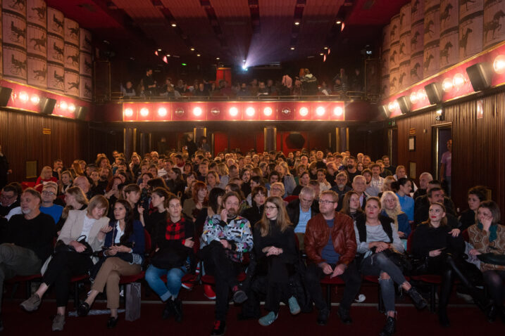 Puno Art-kino na premijeri filma "Krešo" / Foto Ana Križanec. U tekstu fotografije: Vedran Karuza