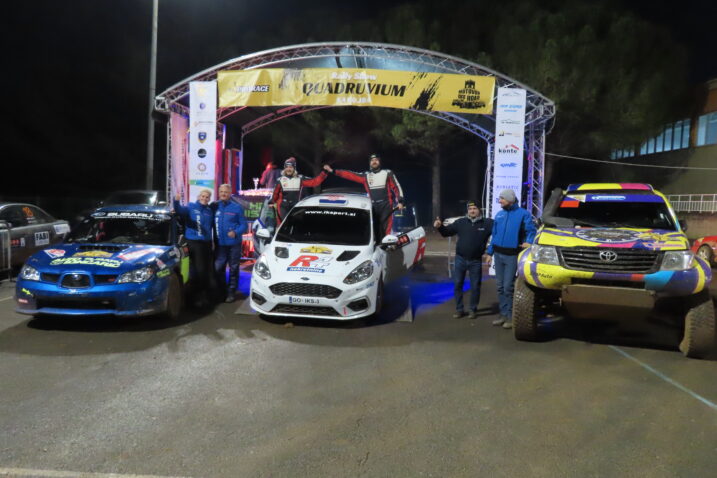 Prošlogodišnje pobjedničke posade Rally showa Quadruvium/M. KRPAN
