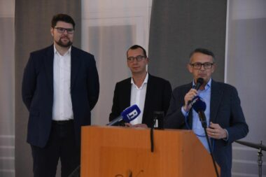 Peđa Grbin, Marko Filipović i Ivica Lukanović / Foto Sergej Drechsler